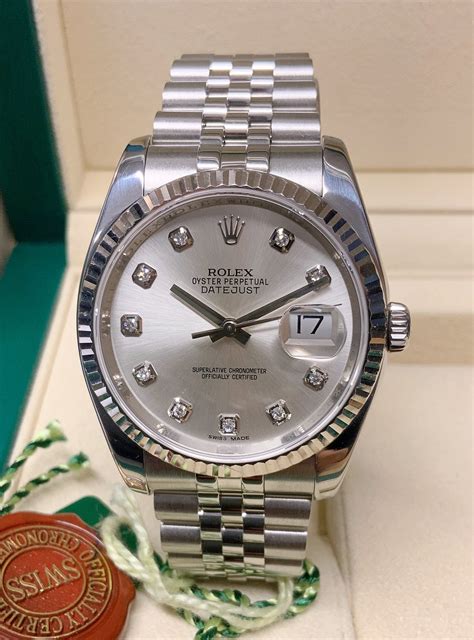 116234 rolex datejust silver rose|rolex 116234 vs 16234.